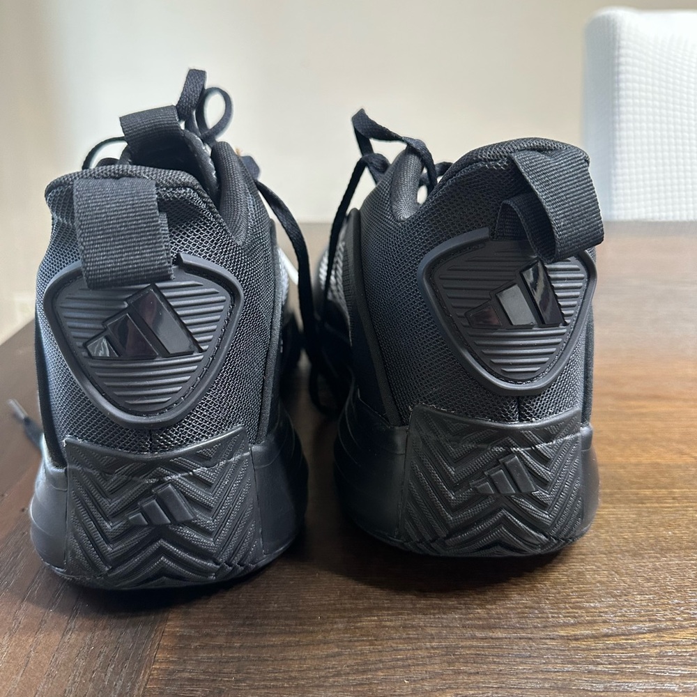 Adidas Men's Black and White Sneakers - Picture 8 of 10